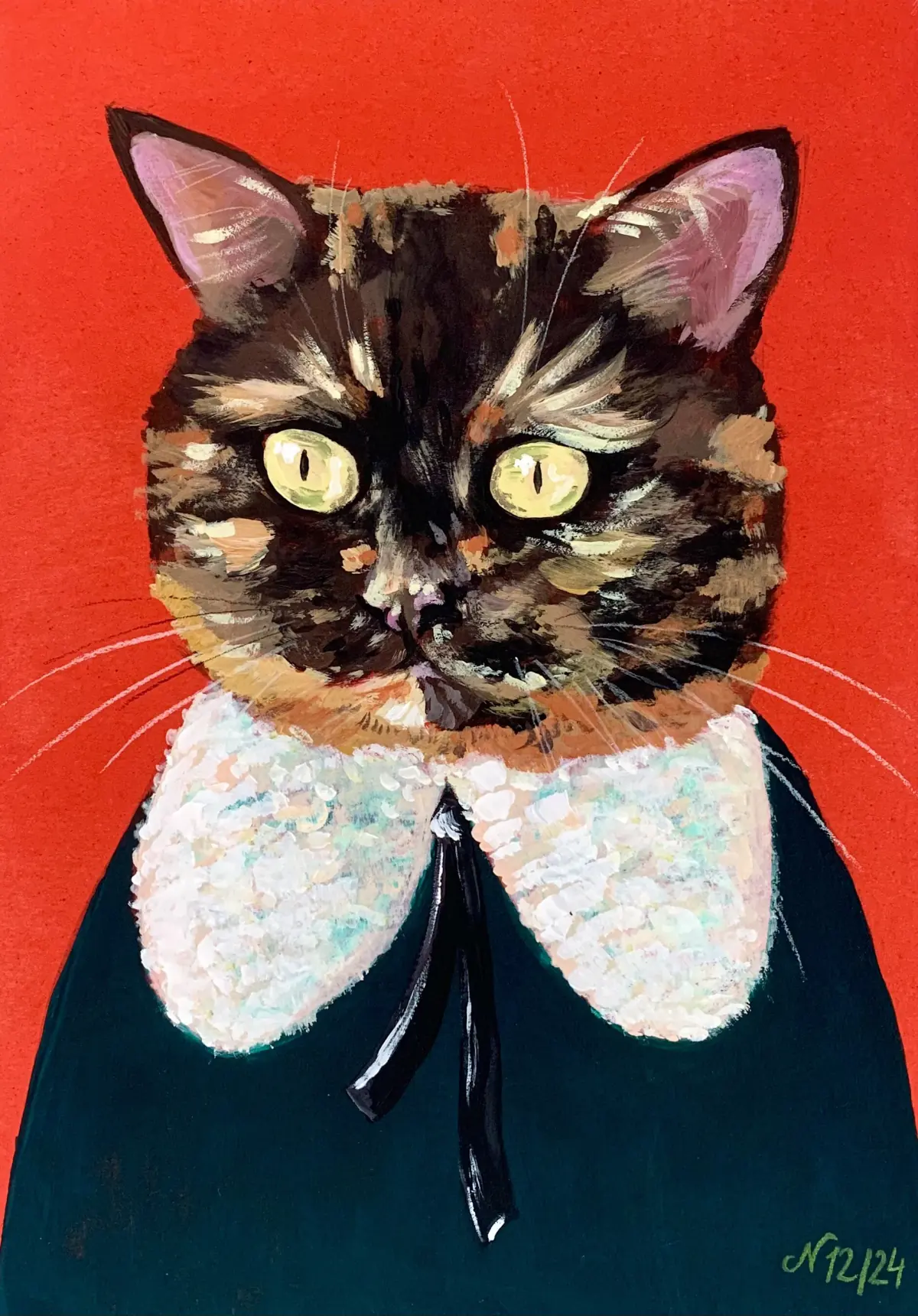 Punia w kołnierzyku